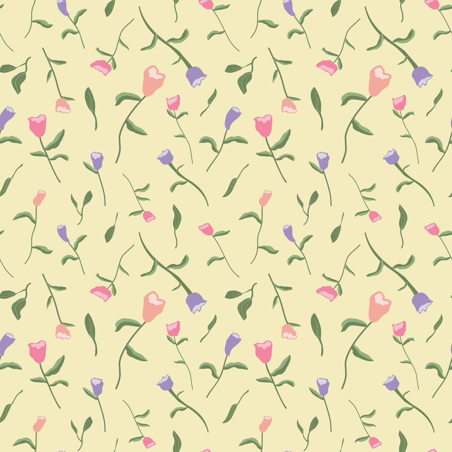 Floral pattern - image 1 - student project