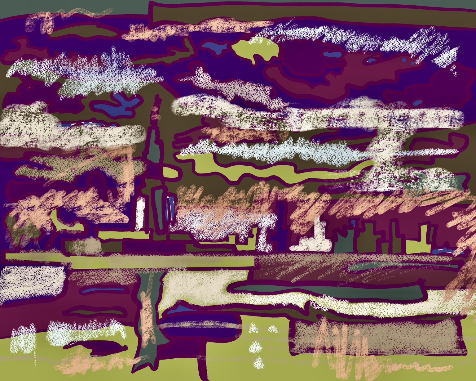 Skyline_a different palette - image 1 - student project