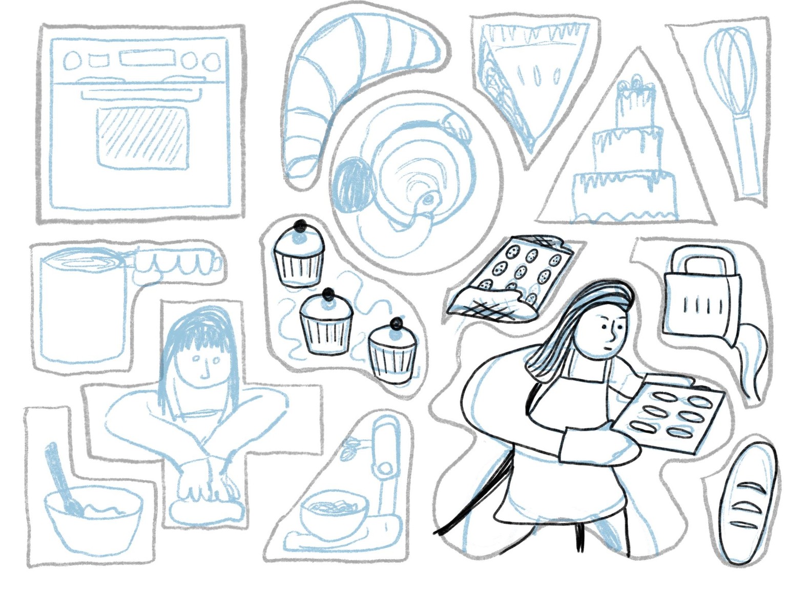Baking illustration improv - image 2 - student project