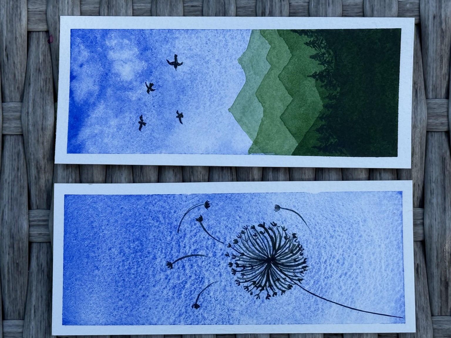 Relaxing Watercolour Projects for Beginners: Simple Skies & Silhouettes - image 7 - student project