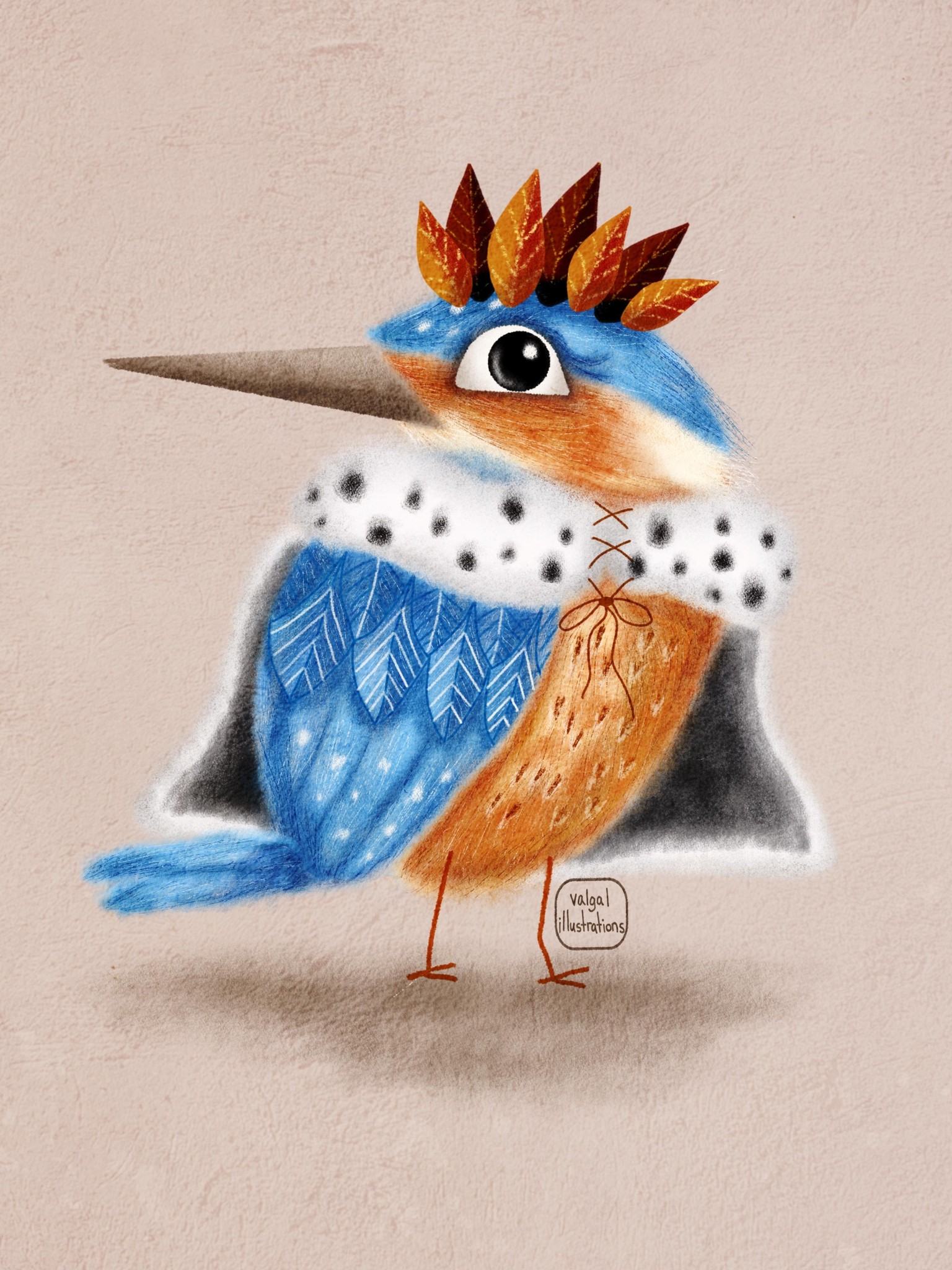 Stylized Kingfisher - image 1 - student project