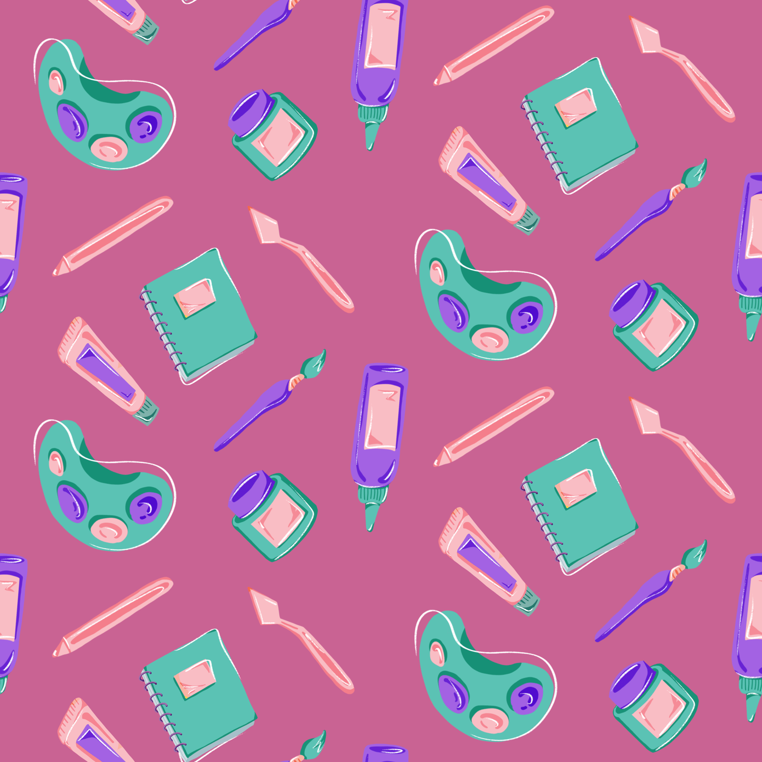 Repurposed doodle patterns - image 2 - student project