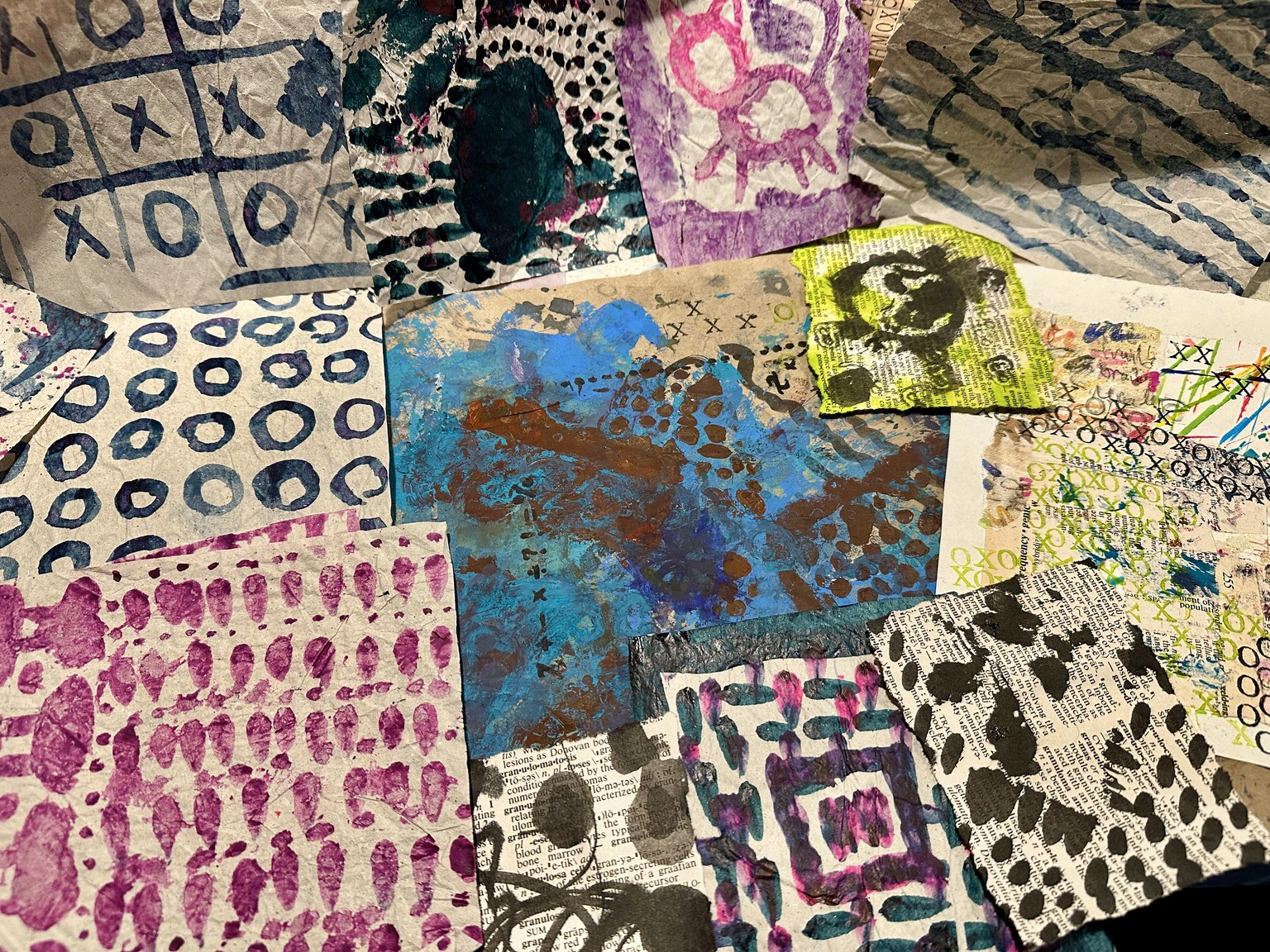 Collage Papers & Mini Compositions - image 1 - student project