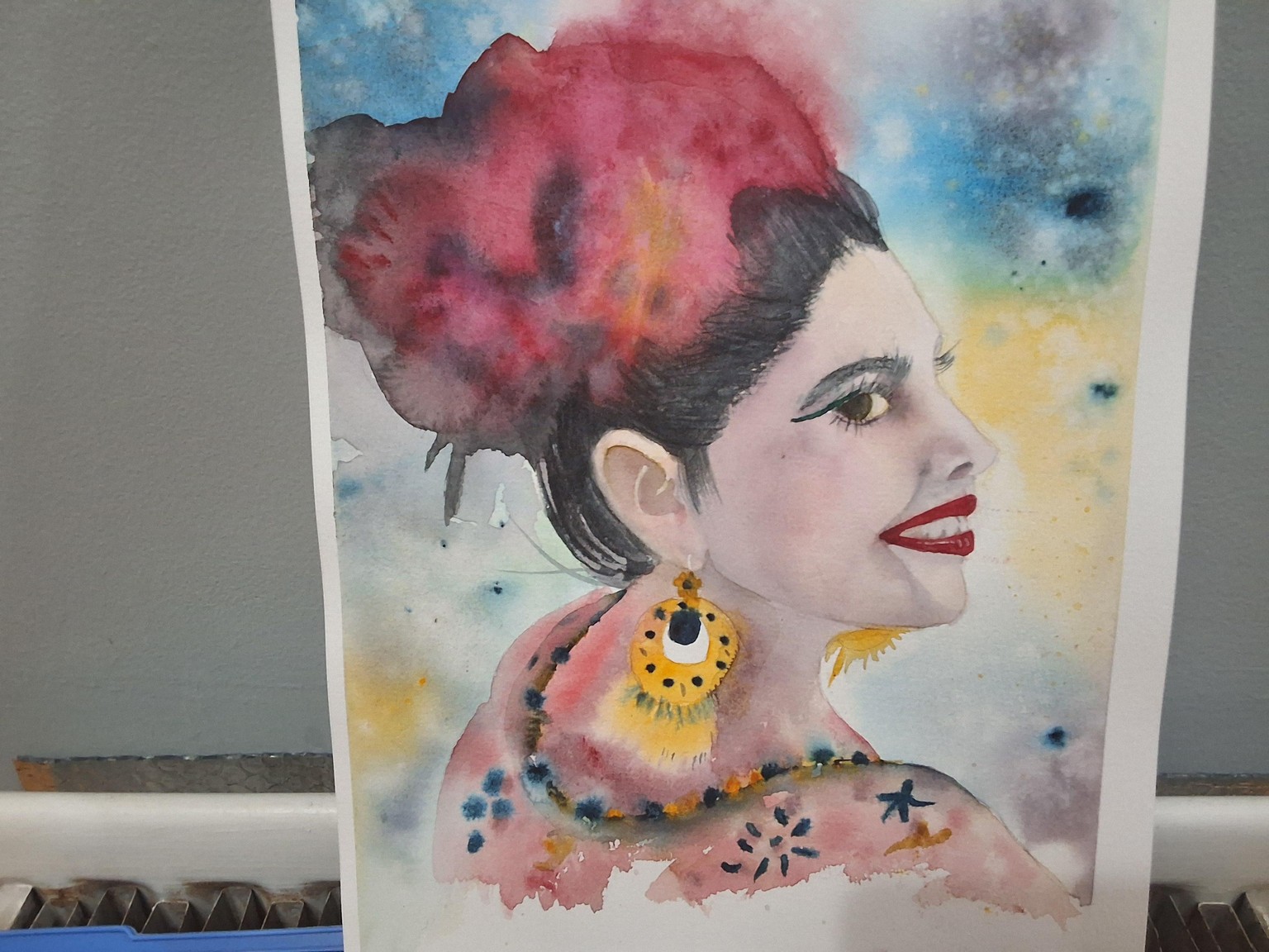 Watercolor portrait  challenge. . . wk 2. wk 3 - image 2 - student project