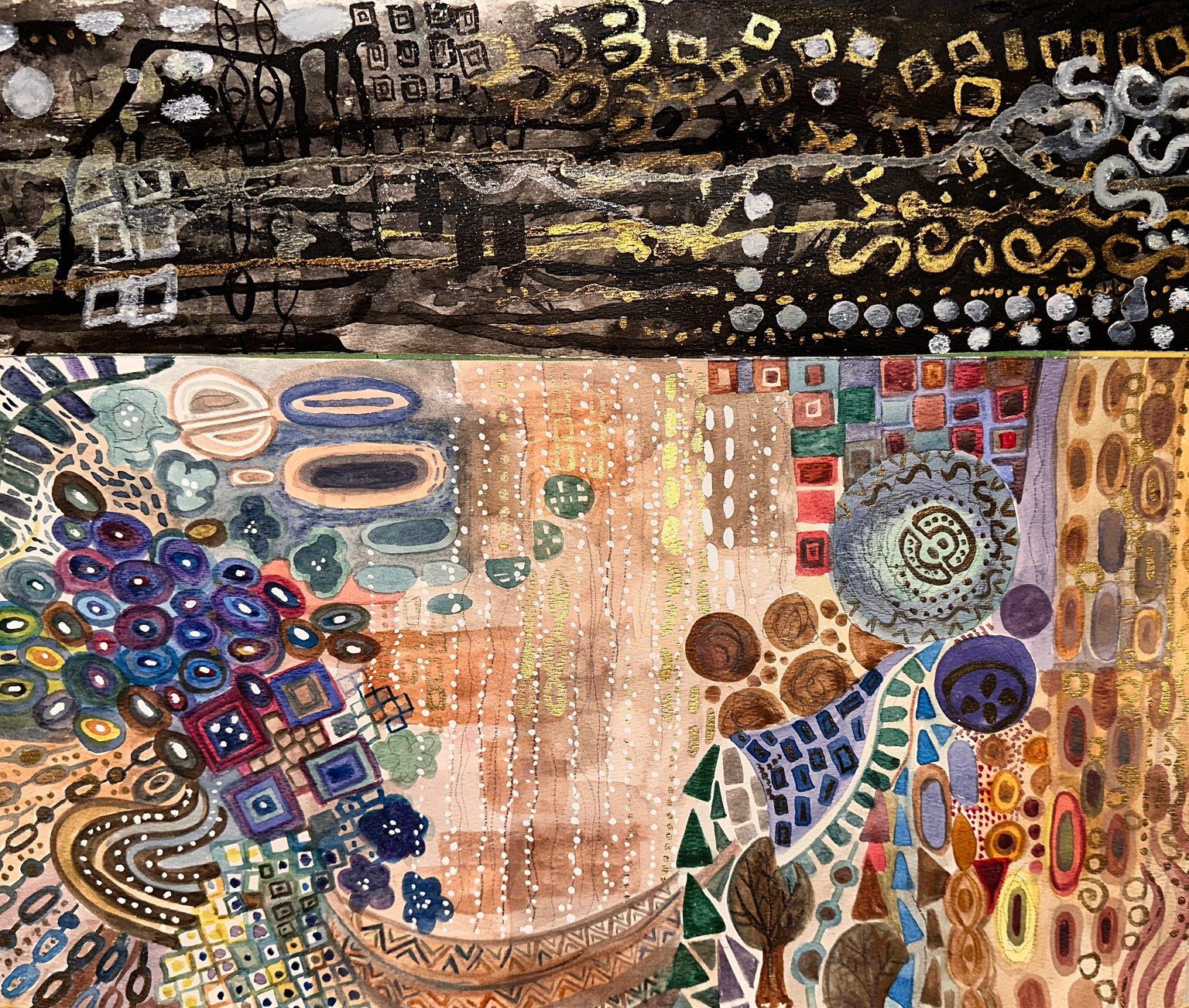 Mermaid, Klimt-Style - image 2 - student project