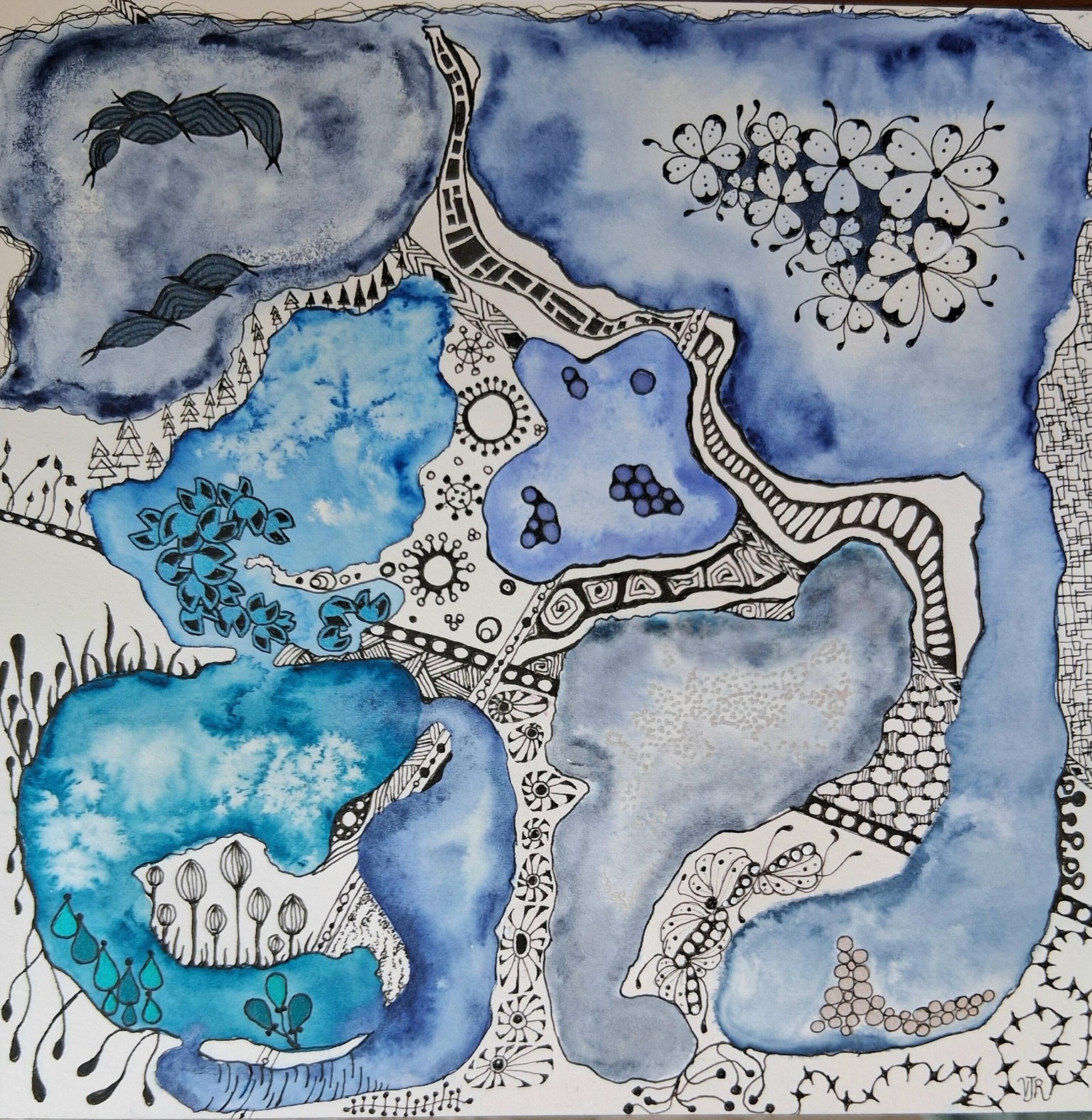 Granulation, metallic and tangling - image 1 - student project
