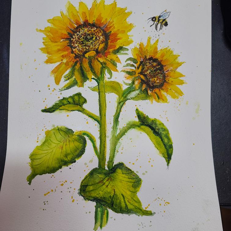 Carrie's Sunflowers - image 1 - student project