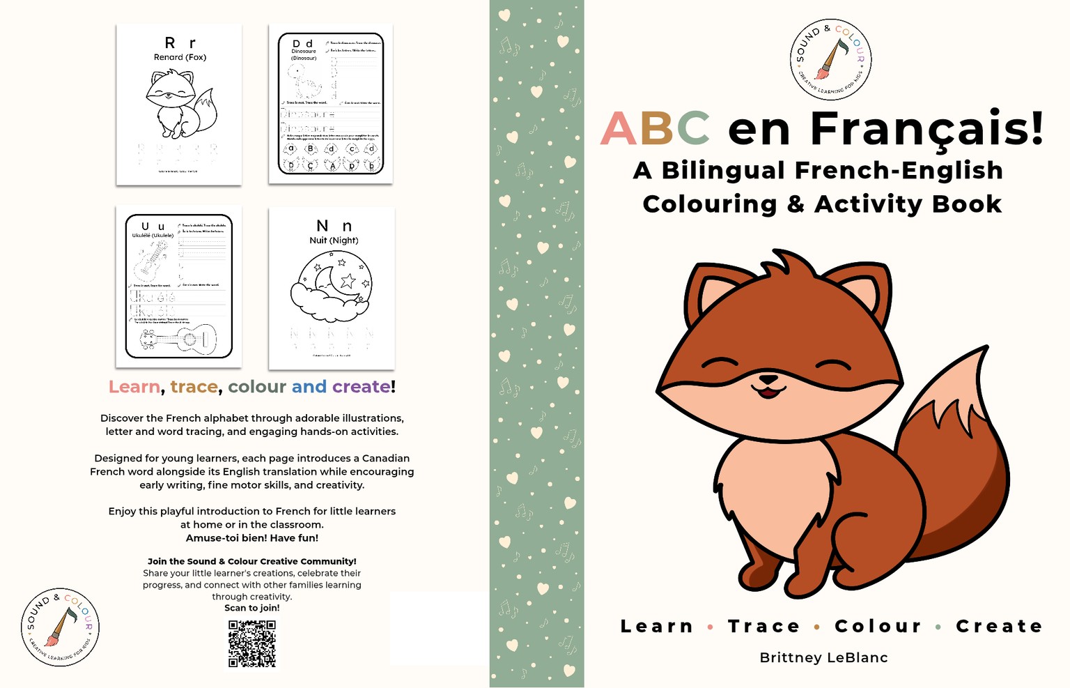 ABC en Français! A Bilingual French-English Colouring Activity Book - image 1 - student project