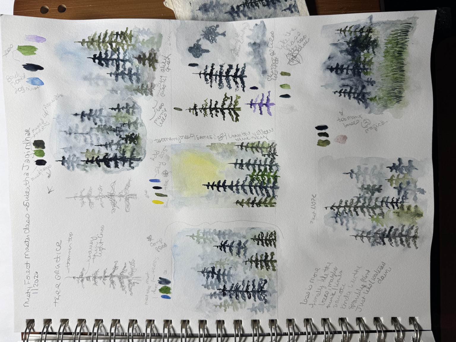 Misty forest - image 2 - student project