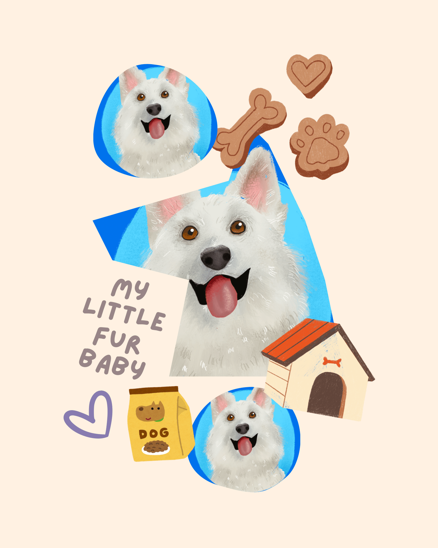 Pet Potraits in Different Styles - image 2 - student project
