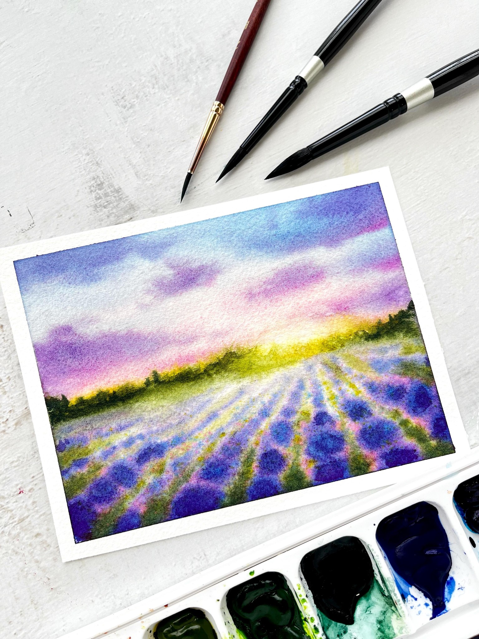“Lavender Dreams” Class by Elina Zhelyazkhova - image 1 - student project