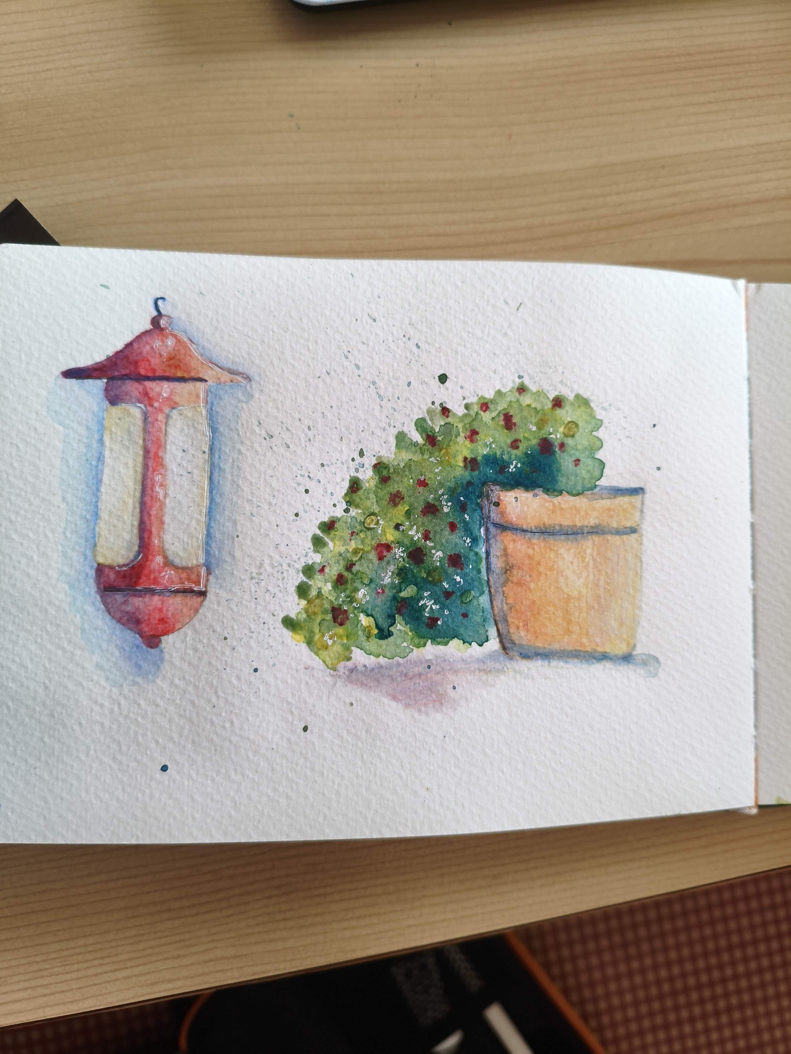 First Pencil Aquarell with cheap pencils. .. . - image 1 - student project