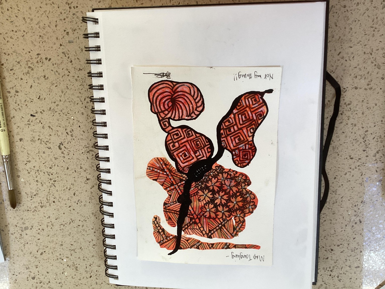 Gold Pen Blob Cover Up - image 1 - student project