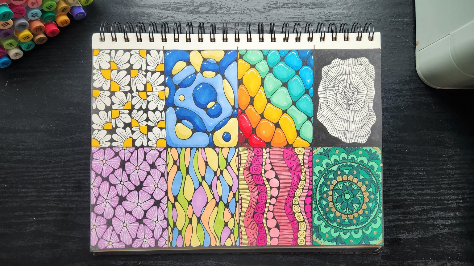 Meditative Sketchbook Doodle Art Challenge - image 1 - student project
