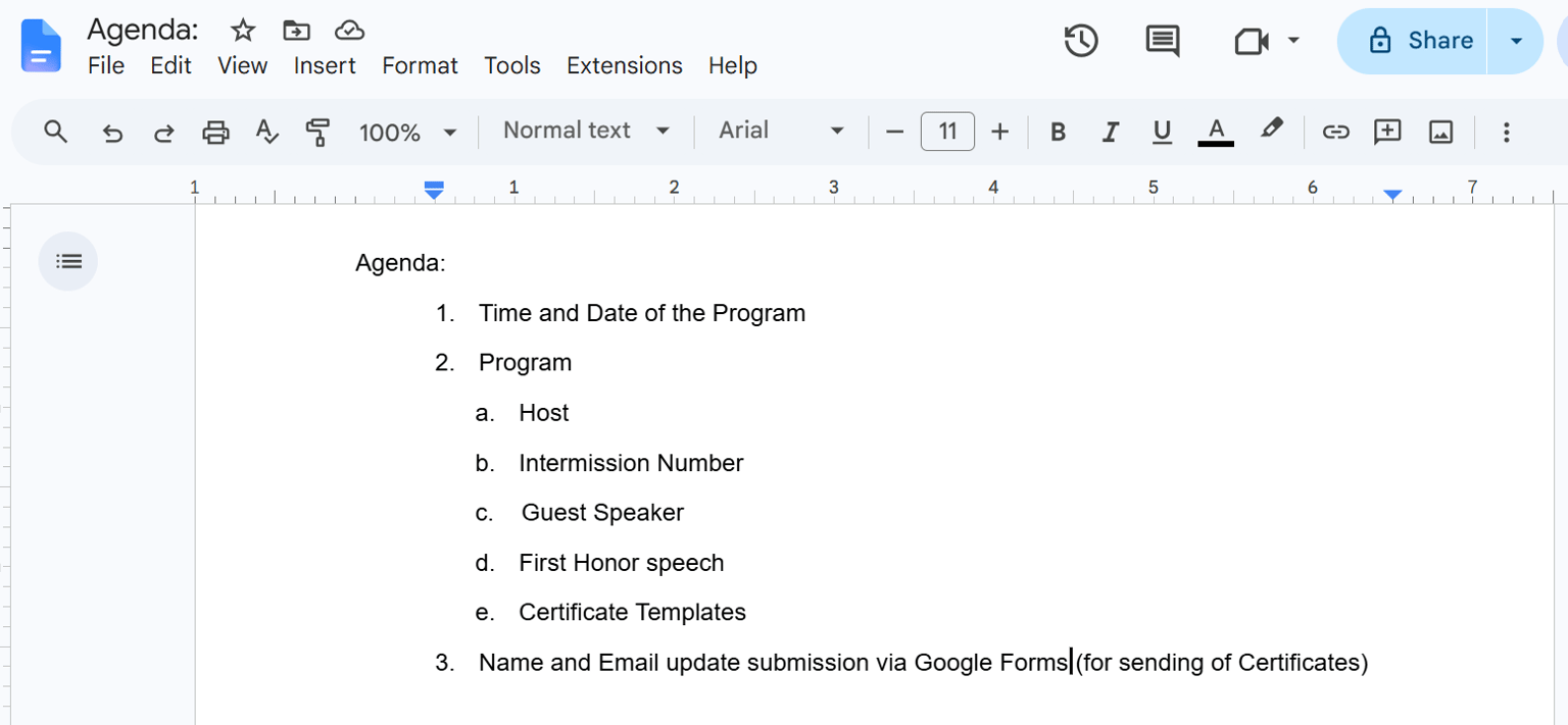 My Project: Google Workspace - image 2 - student project