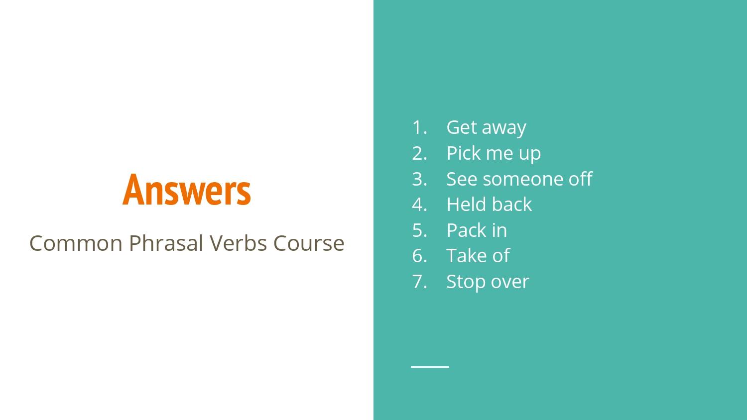 Common phrasal verbs - image 6 - student project