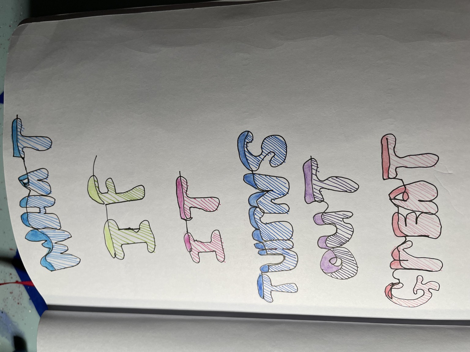Continuous Line Words - image 2 - student project
