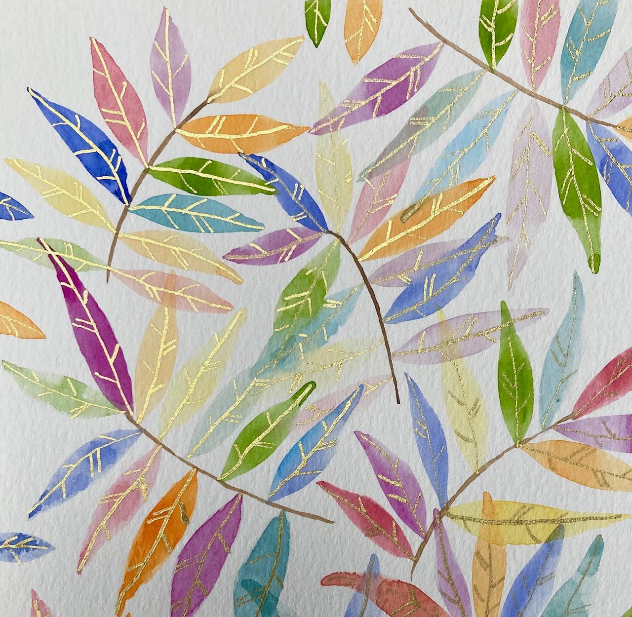 Painting leaves - image 1 - student project