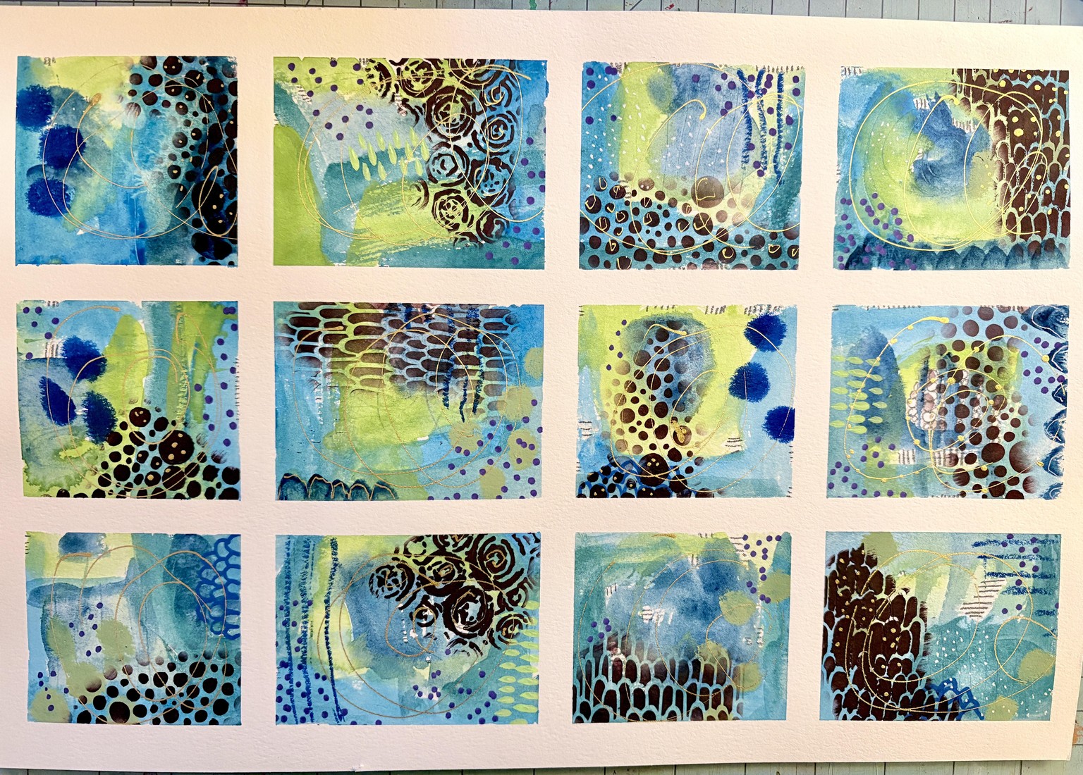Grid Painting - image 1 - student project