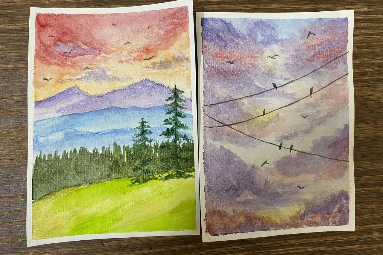Shalika Gupta - 15 Days of Easy Watercolor Landscapes - image 4 - student project