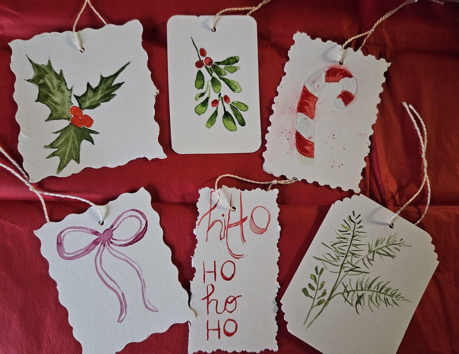 Xmas tags - image 1 - student project