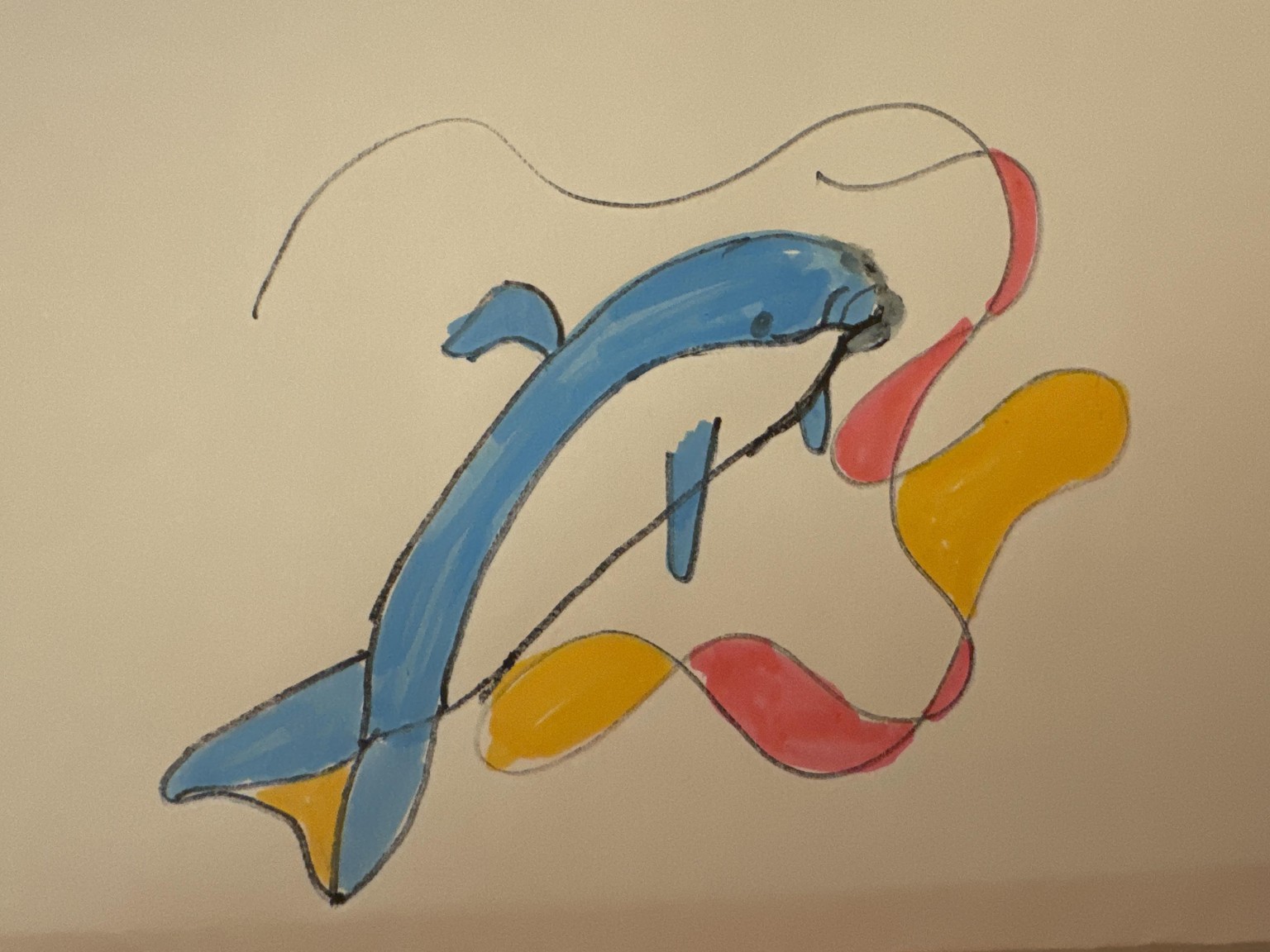 Dolphin pattern - image 1 - student project