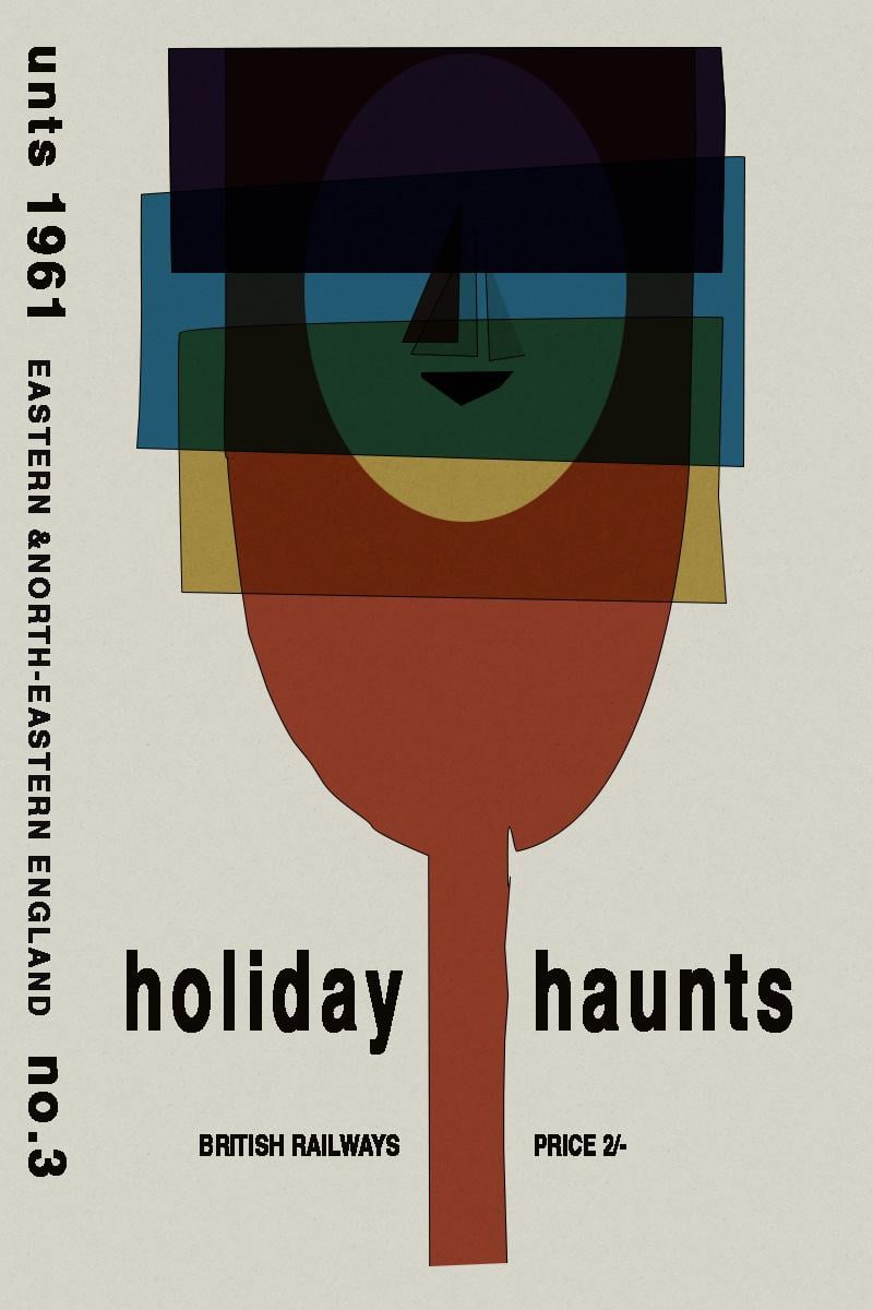 Holiday Haunts — Vintage Poster Design | Photoshop IV - image 1 - student project