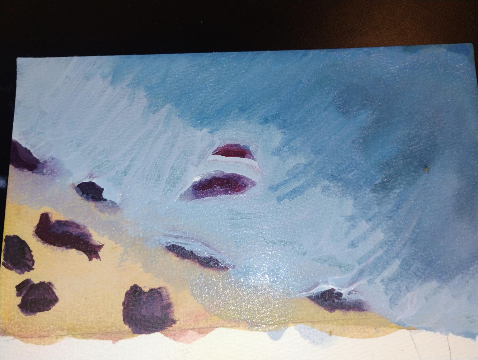 Foam and seashore - image 1 - student project