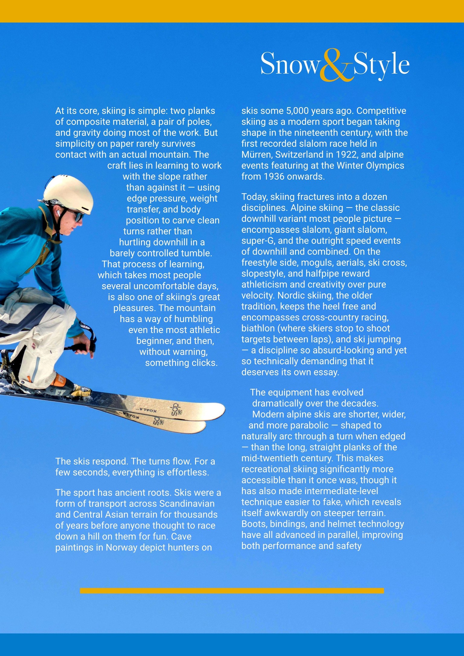 Snow & Style - image 2 - student project