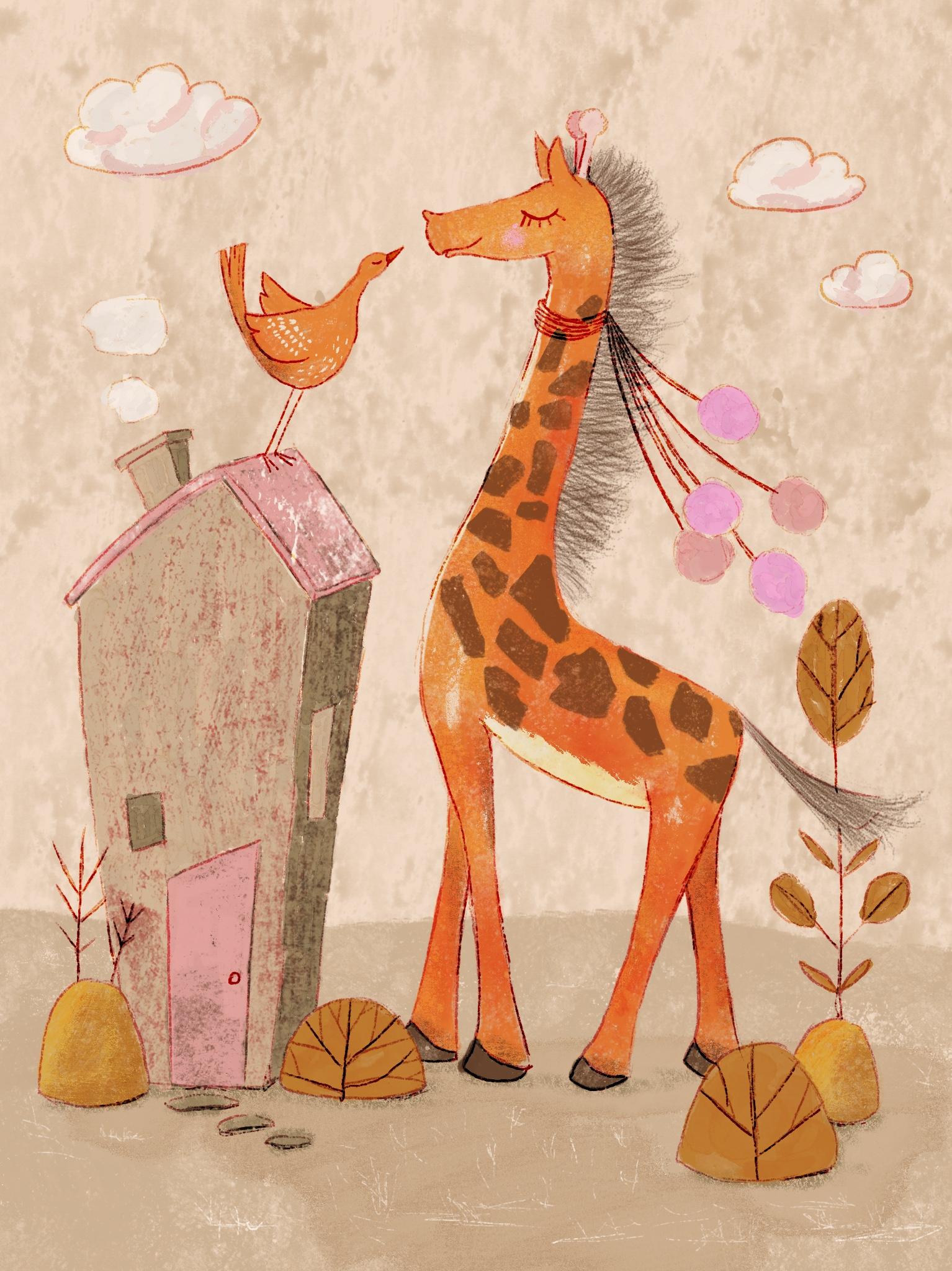 Cutie textured giraffe - image 1 - student project