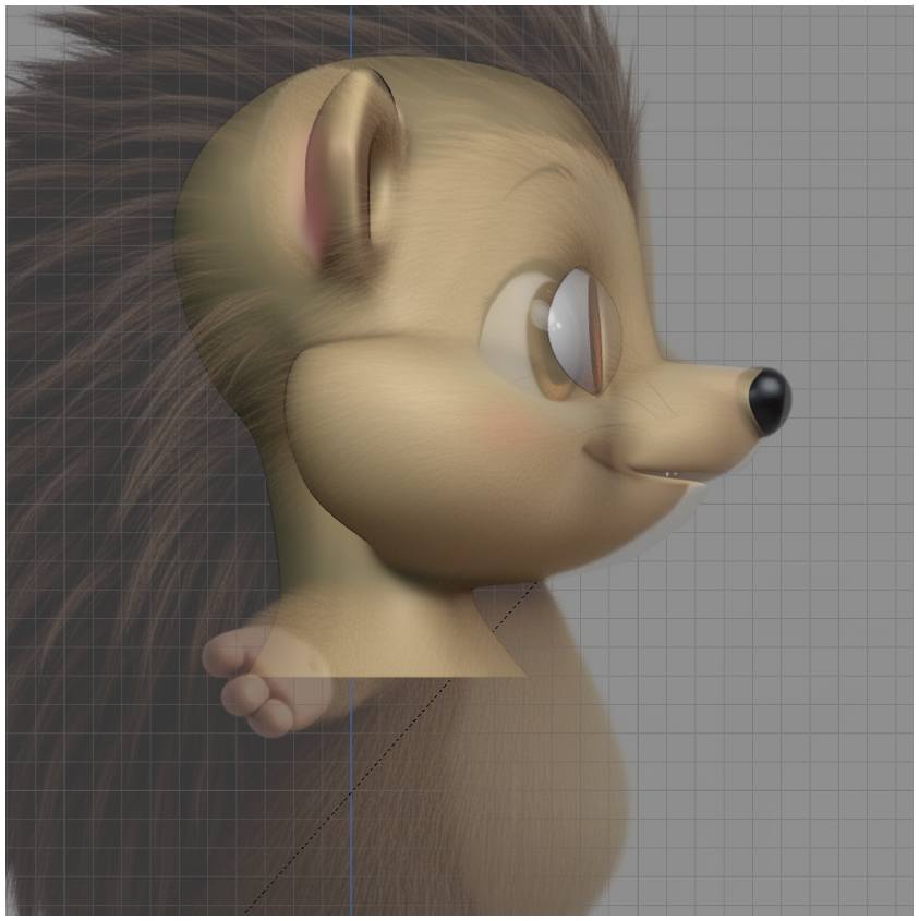 Hope the Hedgehog - Head - image 4 - student project