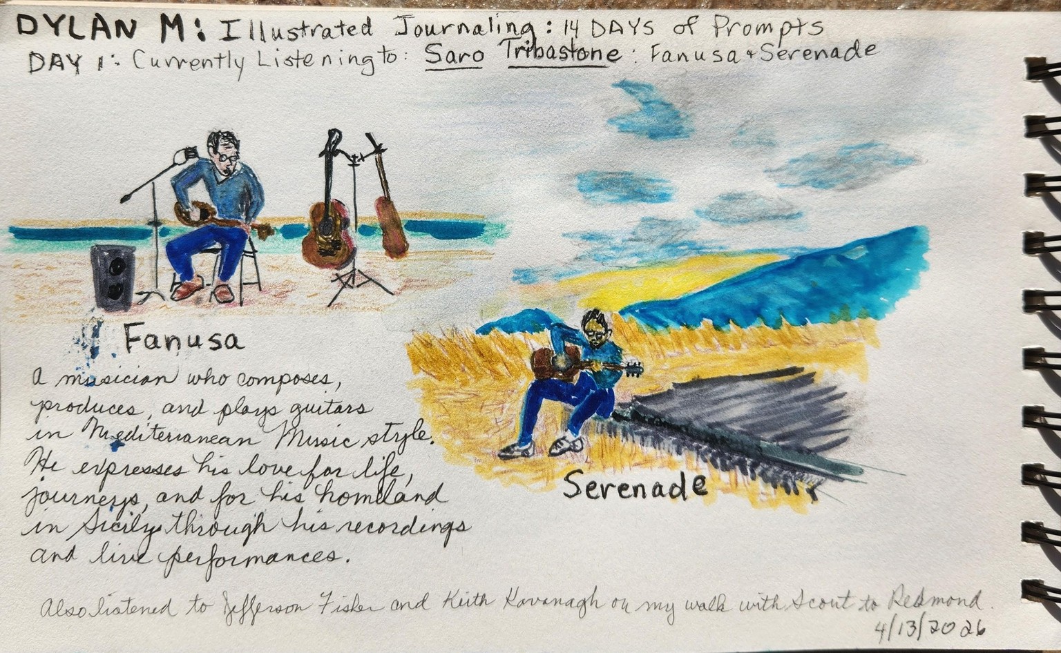 First Attempt with Illustrated Journal - image 2 - student project