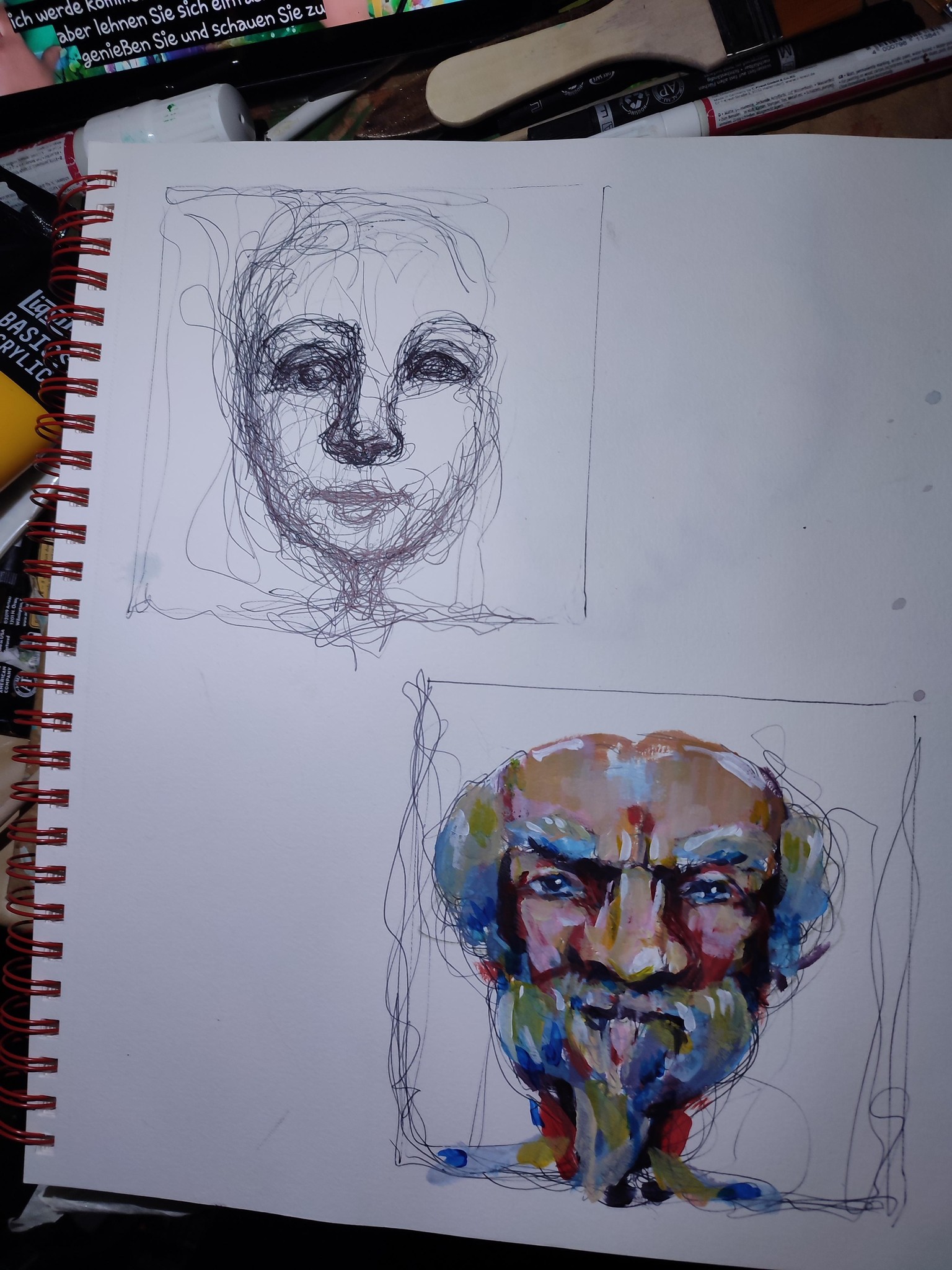 Scribble face - image 1 - student project