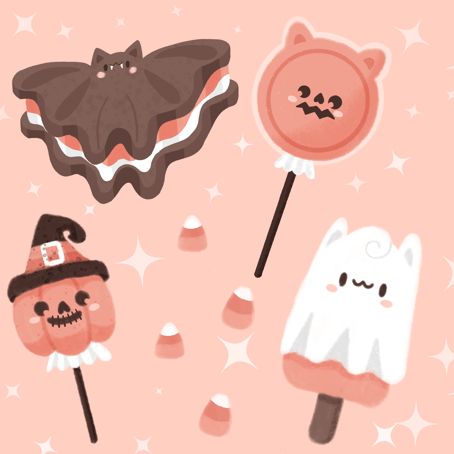 so cute!!! kawaii halloween sweets - image 1 - student project