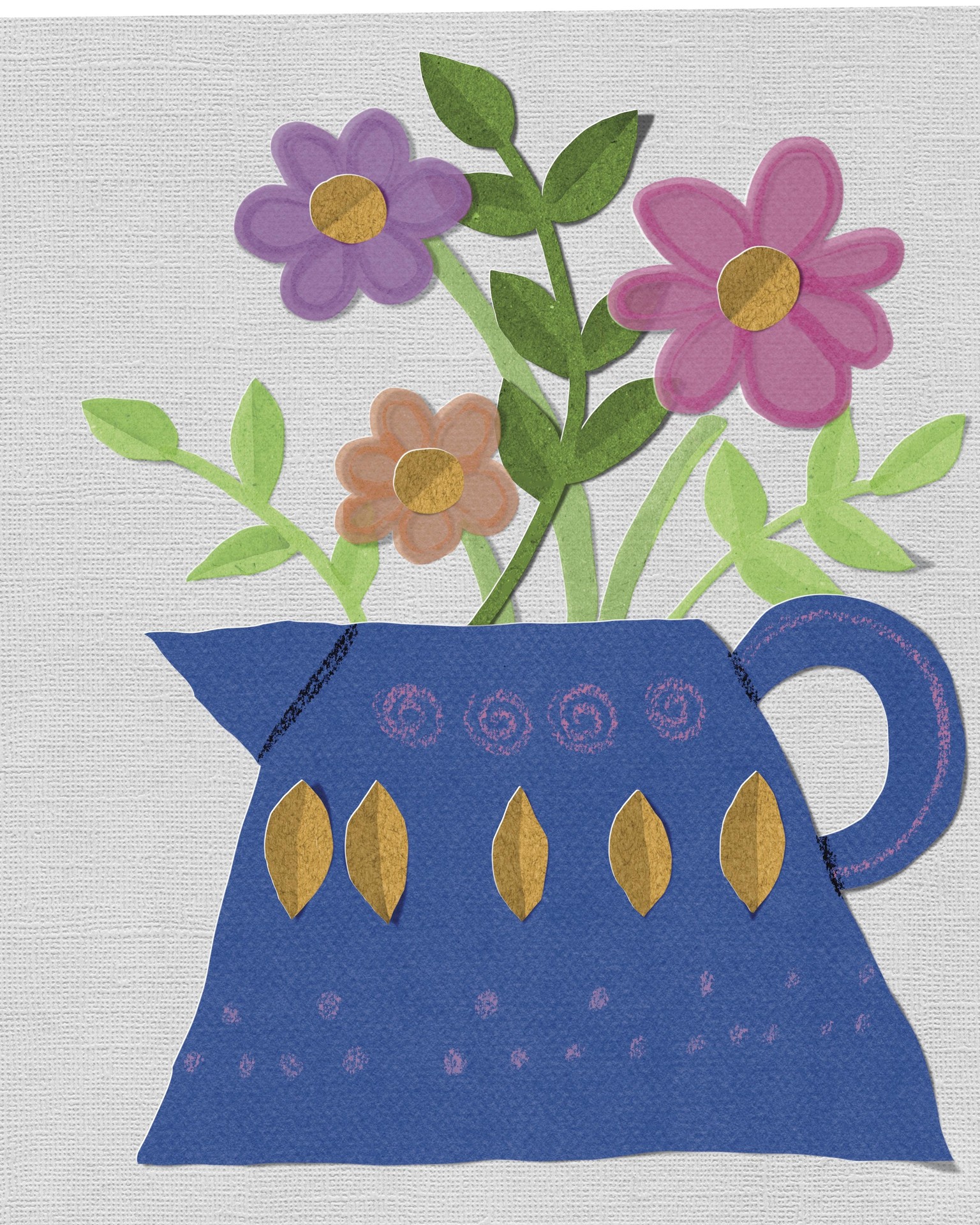 Pitcher of flowers - image 1 - student project