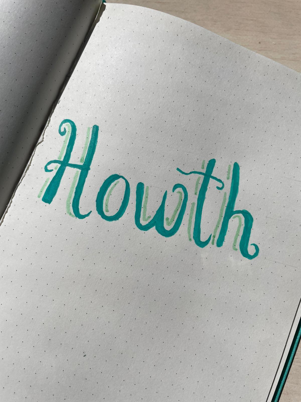 Howth letterning - image 1 - student project