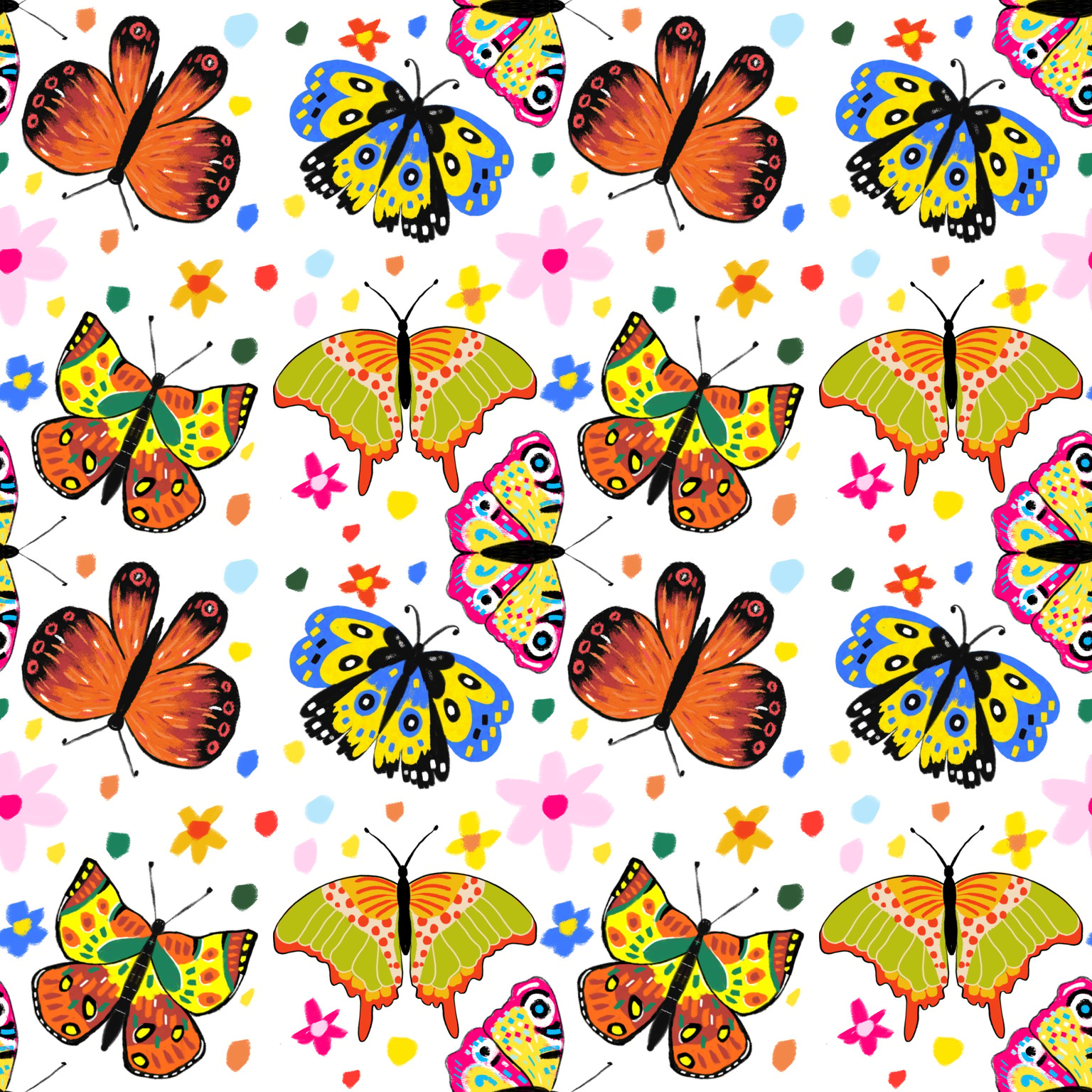 Butterflies from this class - image 7 - student project