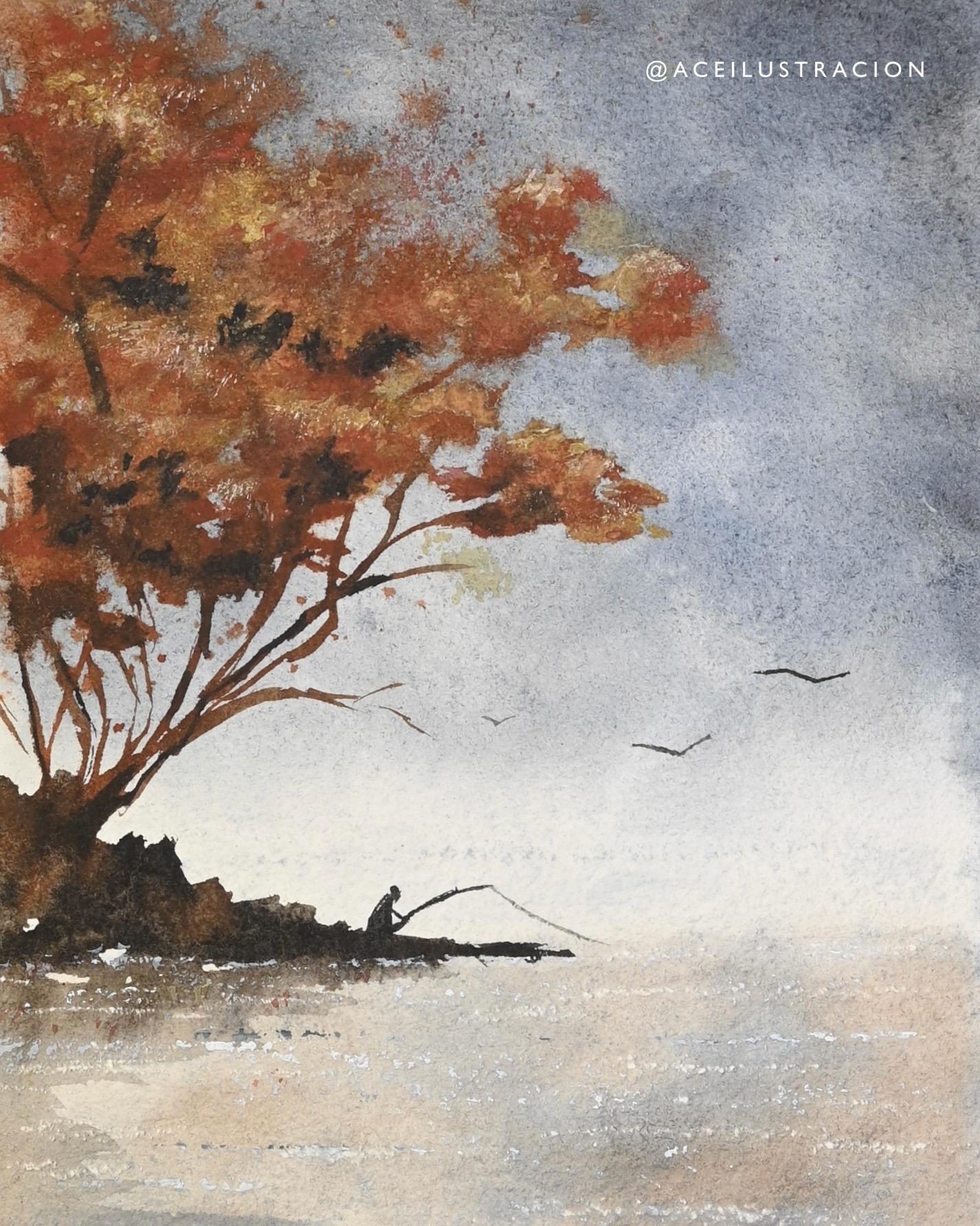 The lonely fisherman - image 2 - student project