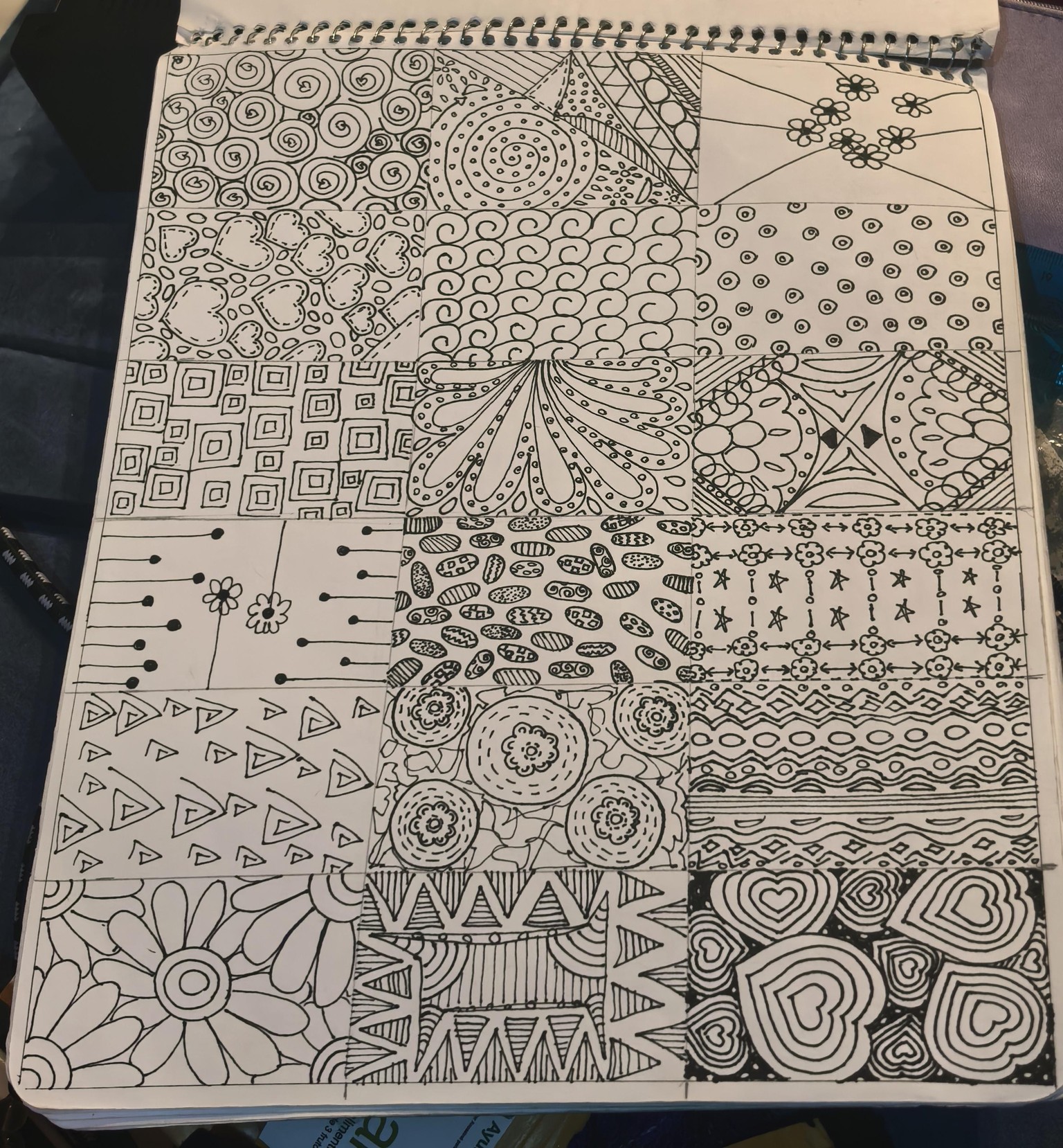 My zentangle templates - image 1 - student project