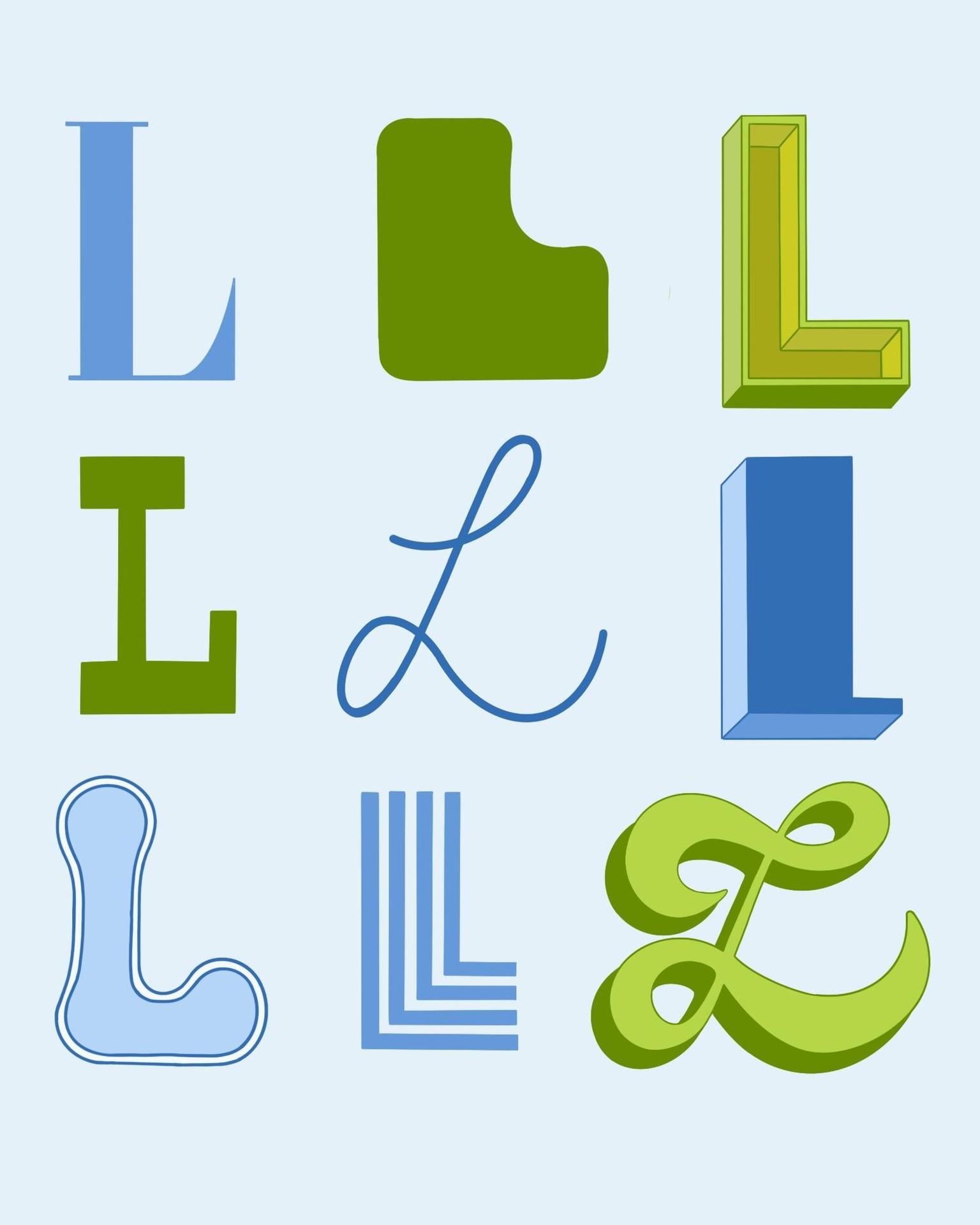 Lettering the Alphabet. - image 2 - student project