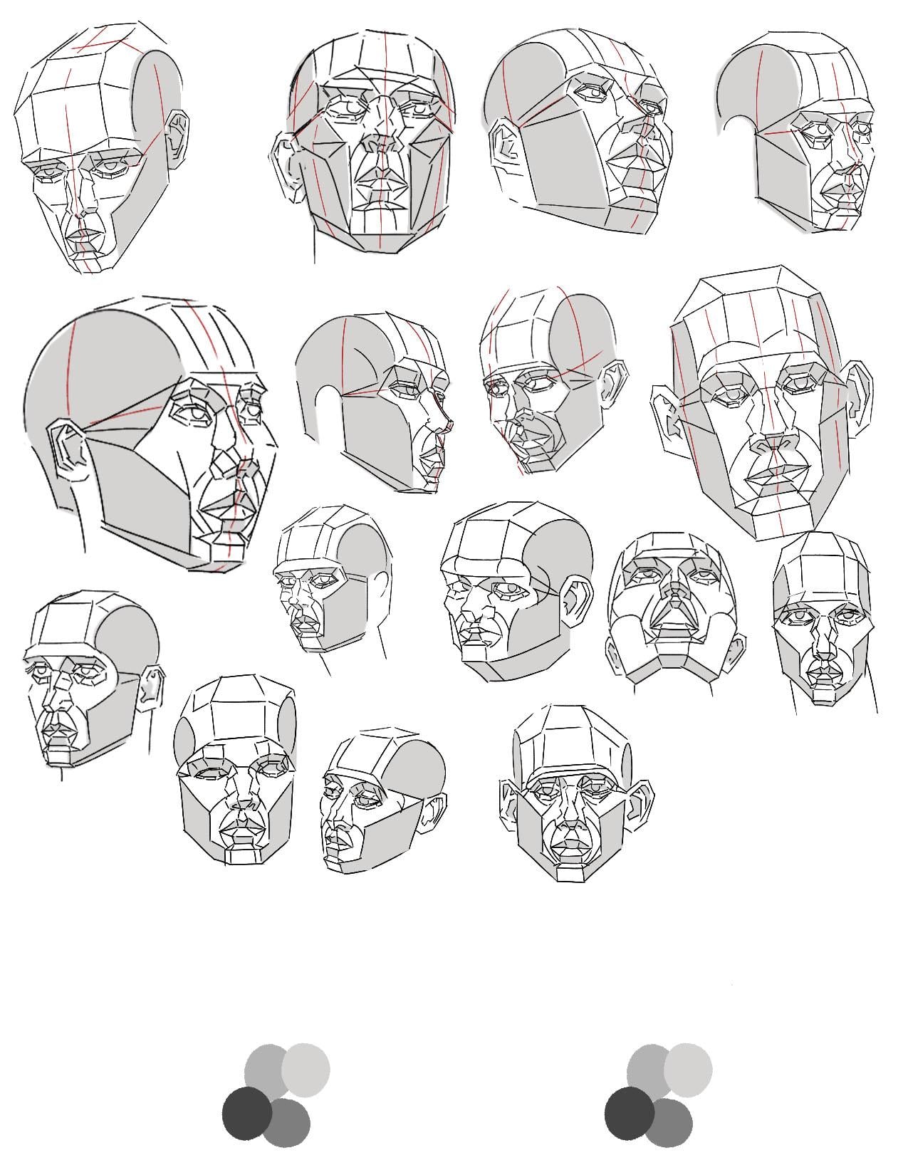 Understanding & Painting the Head 1-7 - image 2 - student project