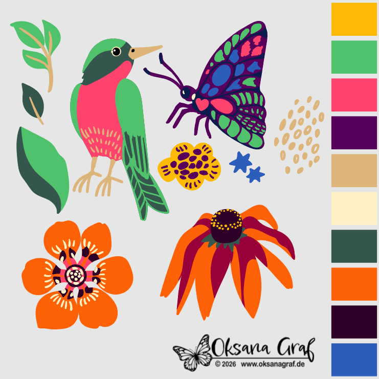 Surface Pattern Design Sommer - image 2 - student project