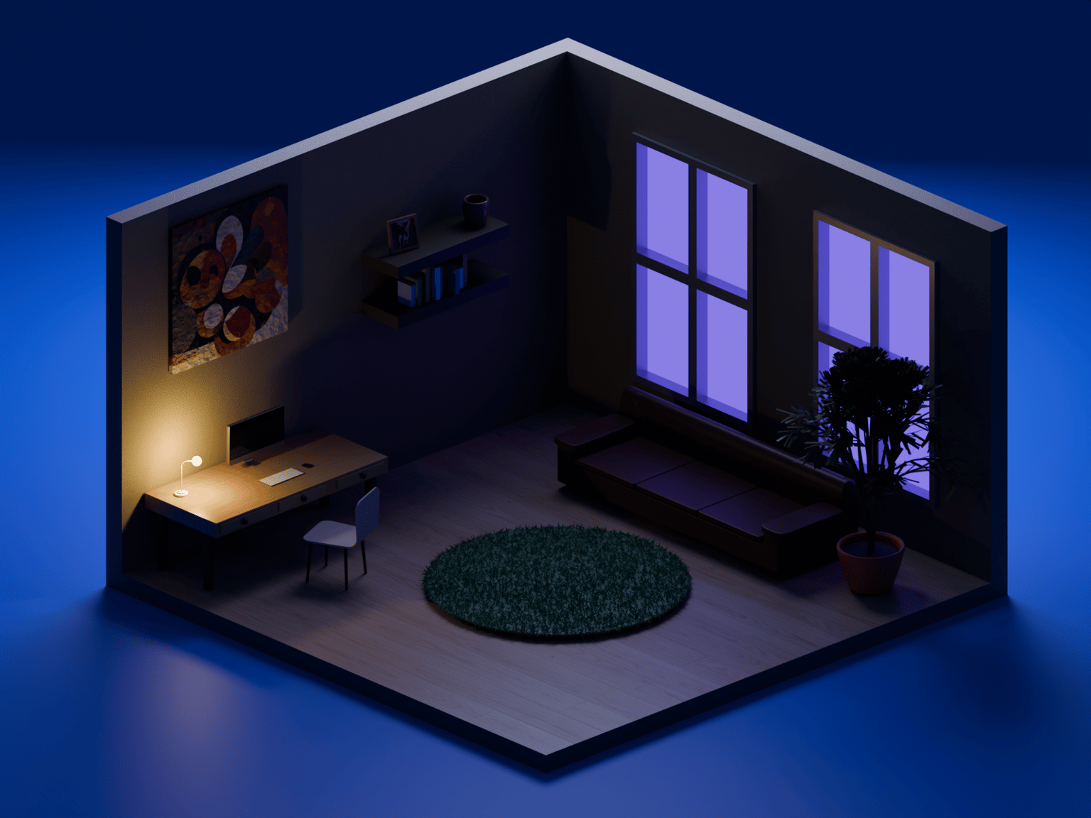 Low Poly Renders - image 3 - student project
