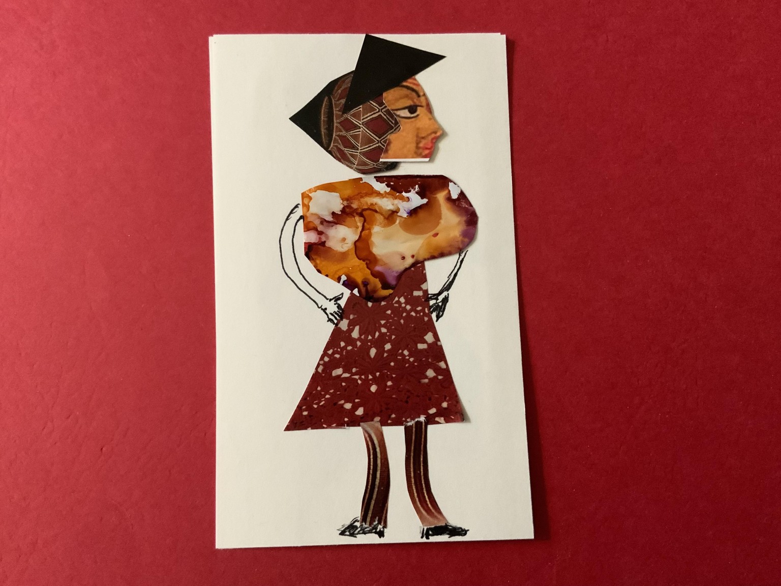 Colorful collaged characters - image 1 - student project