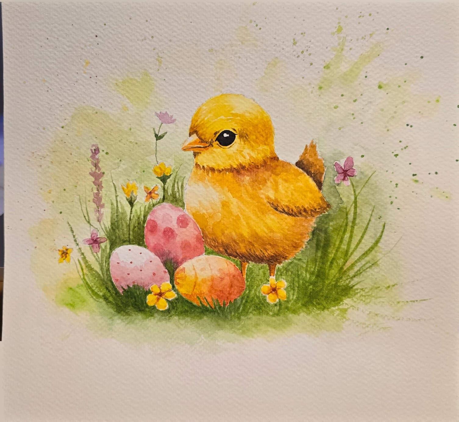 Cute Baby Chick - image 1 - student project