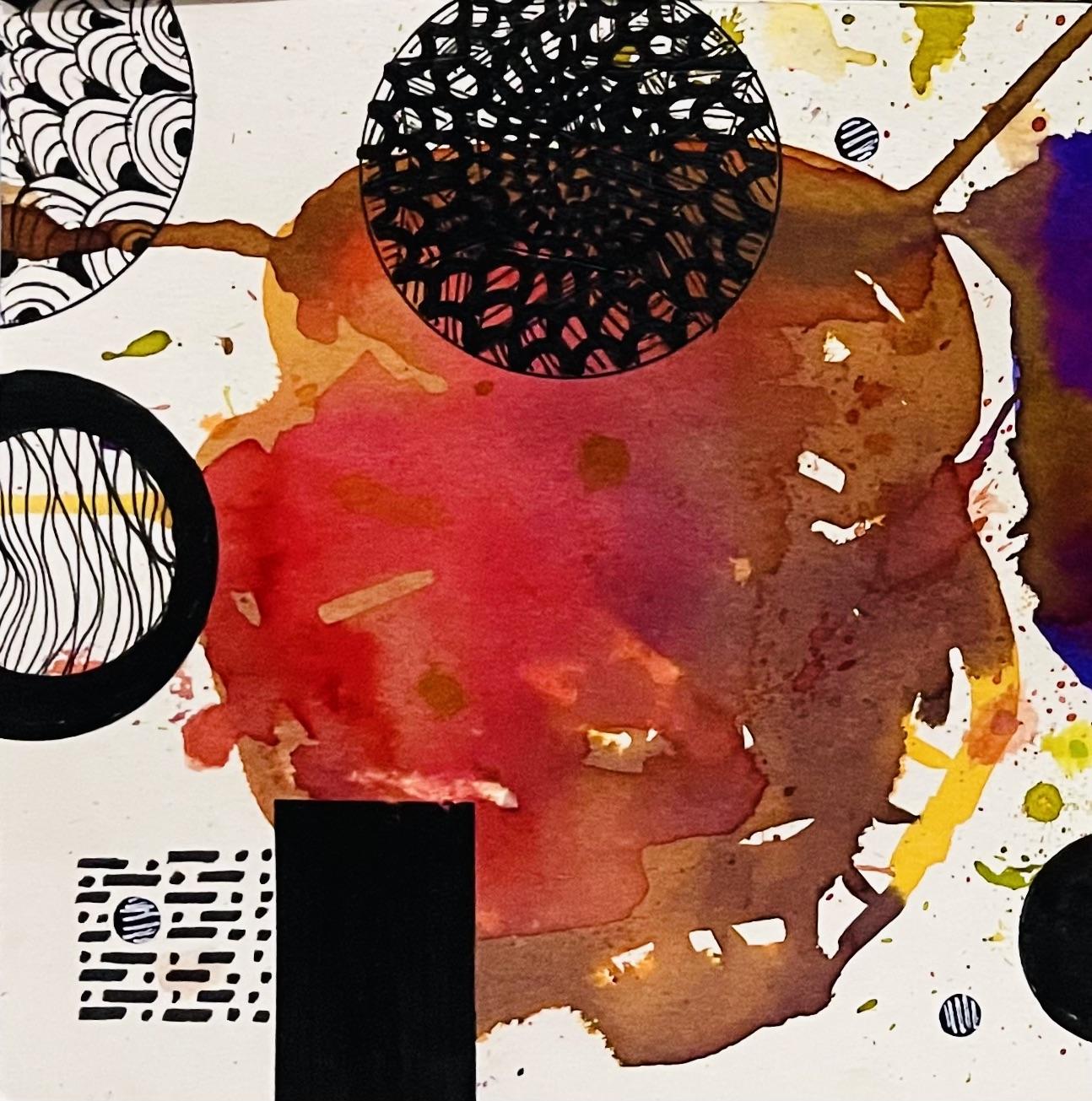 Abstract Watercolor Escape - Part 4: Bold Colors and Relaxing Patterns - image 4 - student project