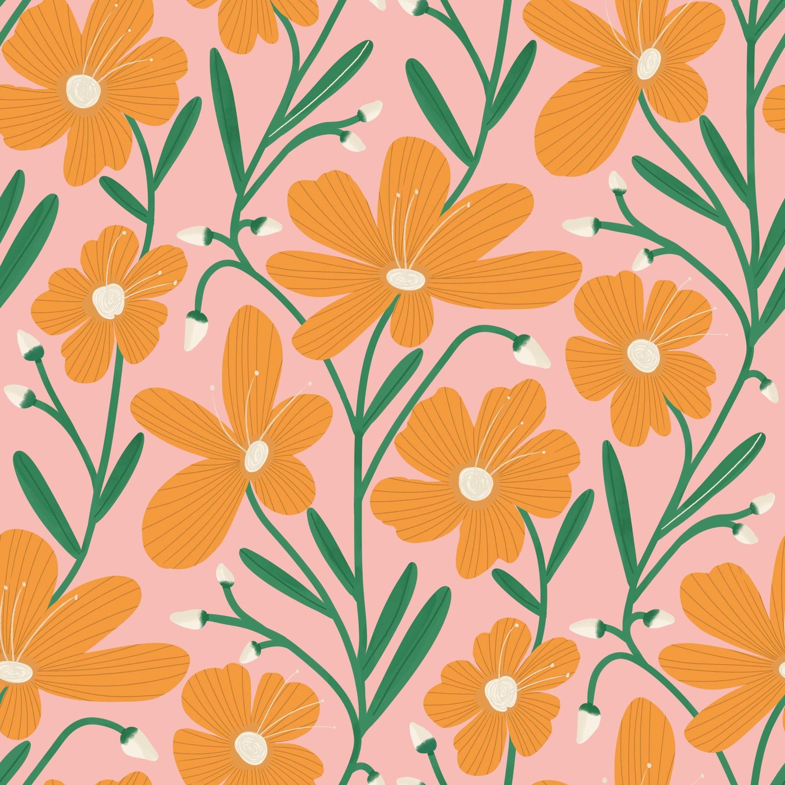 Floral trailing pattern - image 3 - student project