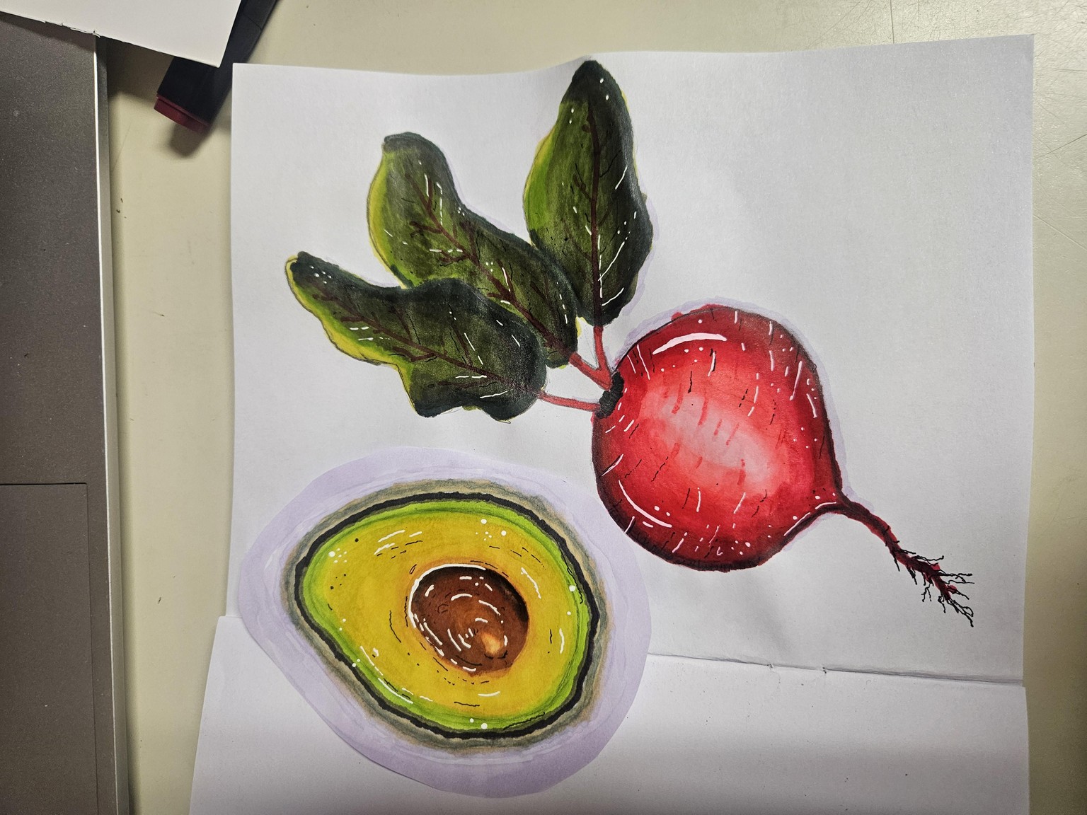 Avocado and Beet - image 1 - student project