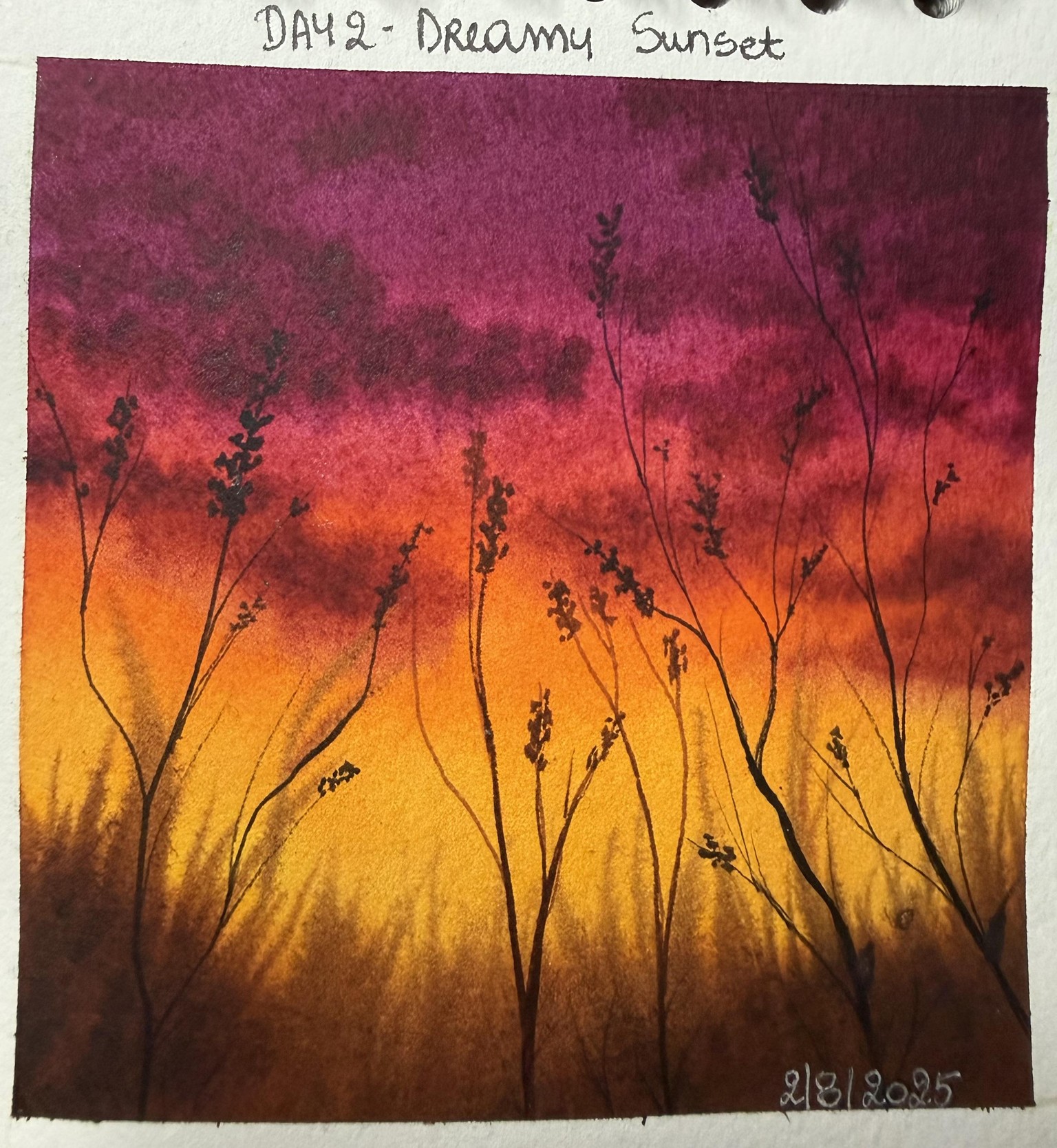 15 days of 15 minute watercolor - image 2 - student project