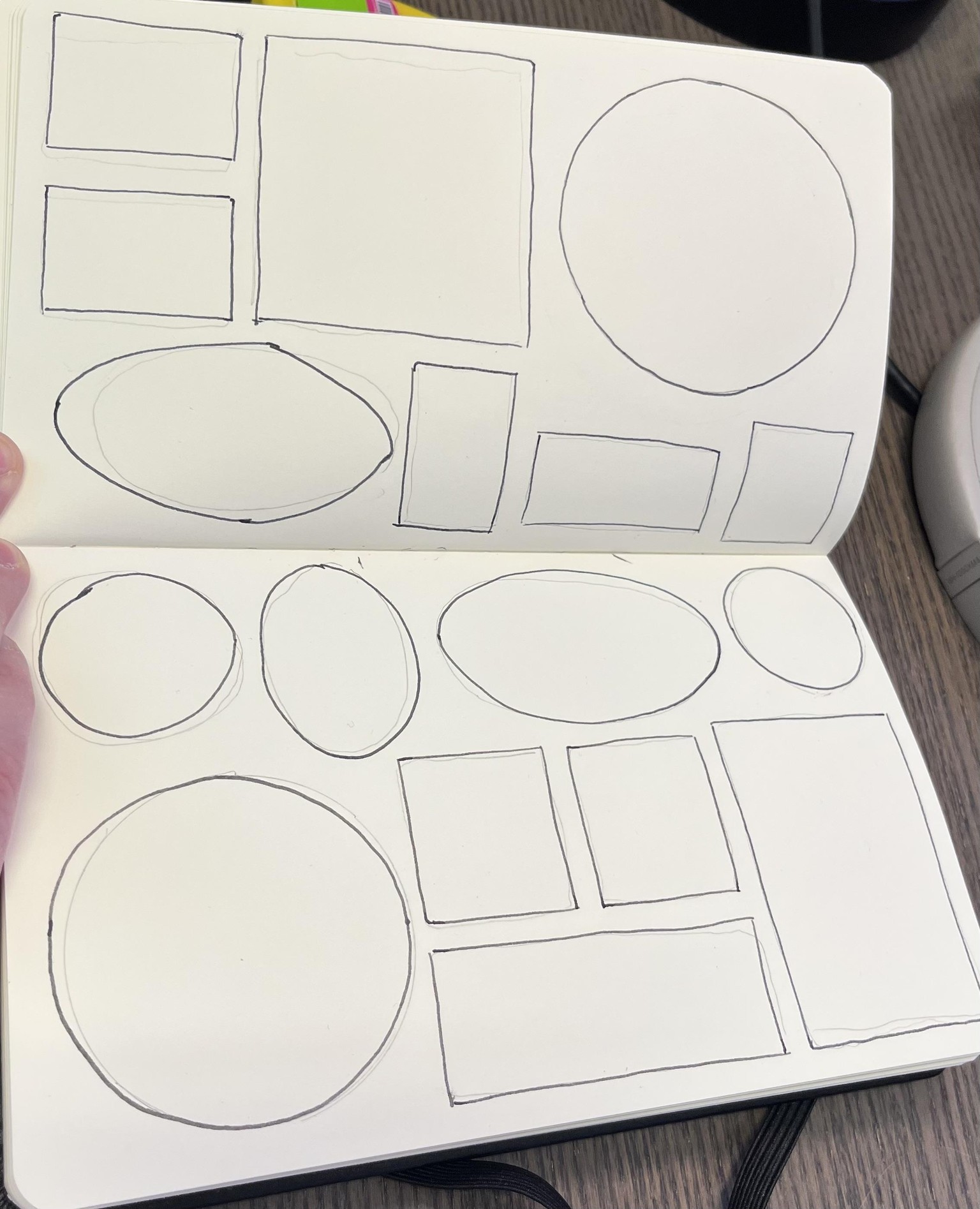 My prepped sketchbook to keep me playful - image 13 - student project